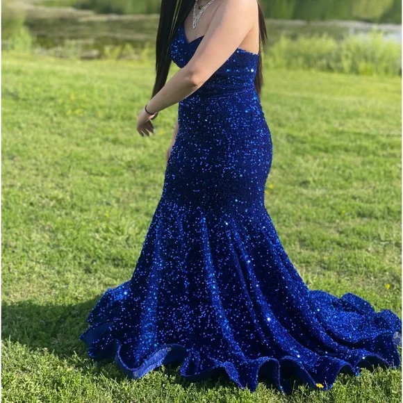Dresses | Royal Blue Prom Dress Size Medium | Poshmark